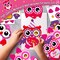 30 Pieces Valentine's Day Craft Kits DIY Owl Craft for Kids Valentine's Heart Craft Make Your Own Owl Bulk Set for Home Classroom Game Activities
